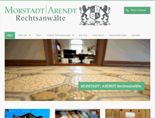 Tablet Screenshot of morstadt-arendt.de